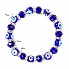 Load image into Gallery viewer, Evil Eye Crystal Bracelet
