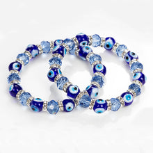 Load image into Gallery viewer, Evil Eye Crystal Bracelet
