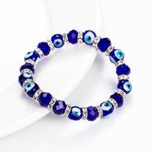 Load image into Gallery viewer, Evil Eye Crystal Bracelet
