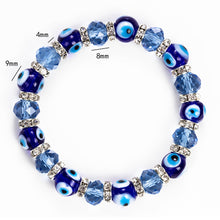 Load image into Gallery viewer, Evil Eye Crystal Bracelet
